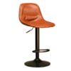 Upholstered Counter Height Stool with Steel Legs - H-912