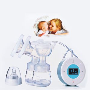 Breast Pump with 2 Bottles