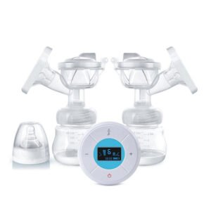 Breast Pump with 2 Bottles
