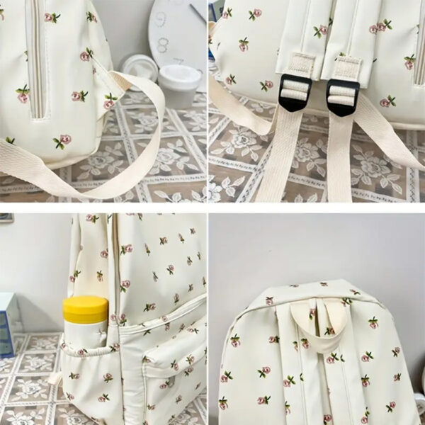 Floral Charm Women's Casual Backpack