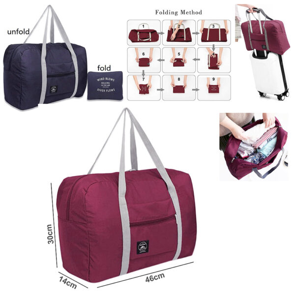 Foldable travel Bag for man women