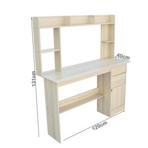Desk for Home Office with Shelves
