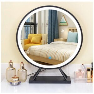 Round Large Makeup Mirror with LED Lights