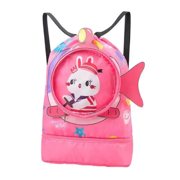 Swimming Bag for Kids with Cartoonish Print