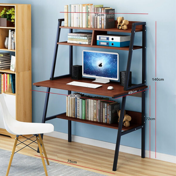 Ladder Hutch Computer Desk