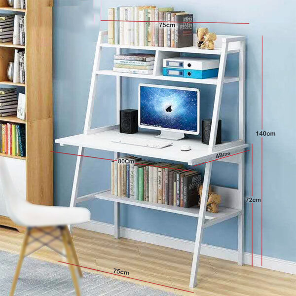 Ladder Hutch Computer Desk