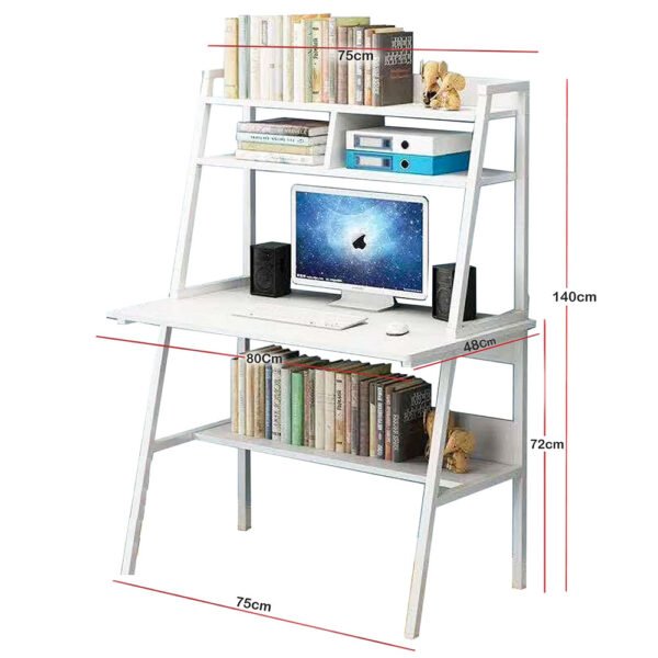 Ladder Hutch Computer Desk