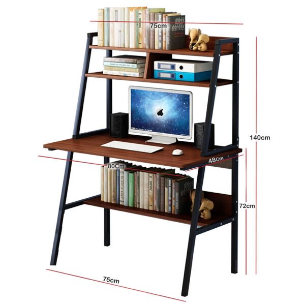 Ladder Hutch Computer Desk