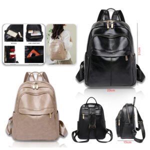 Chic Leather Women's Urban Backpack