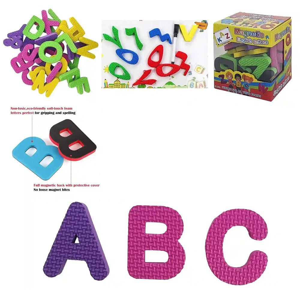 Arabic Numbers & Shapes Magnetic Letters