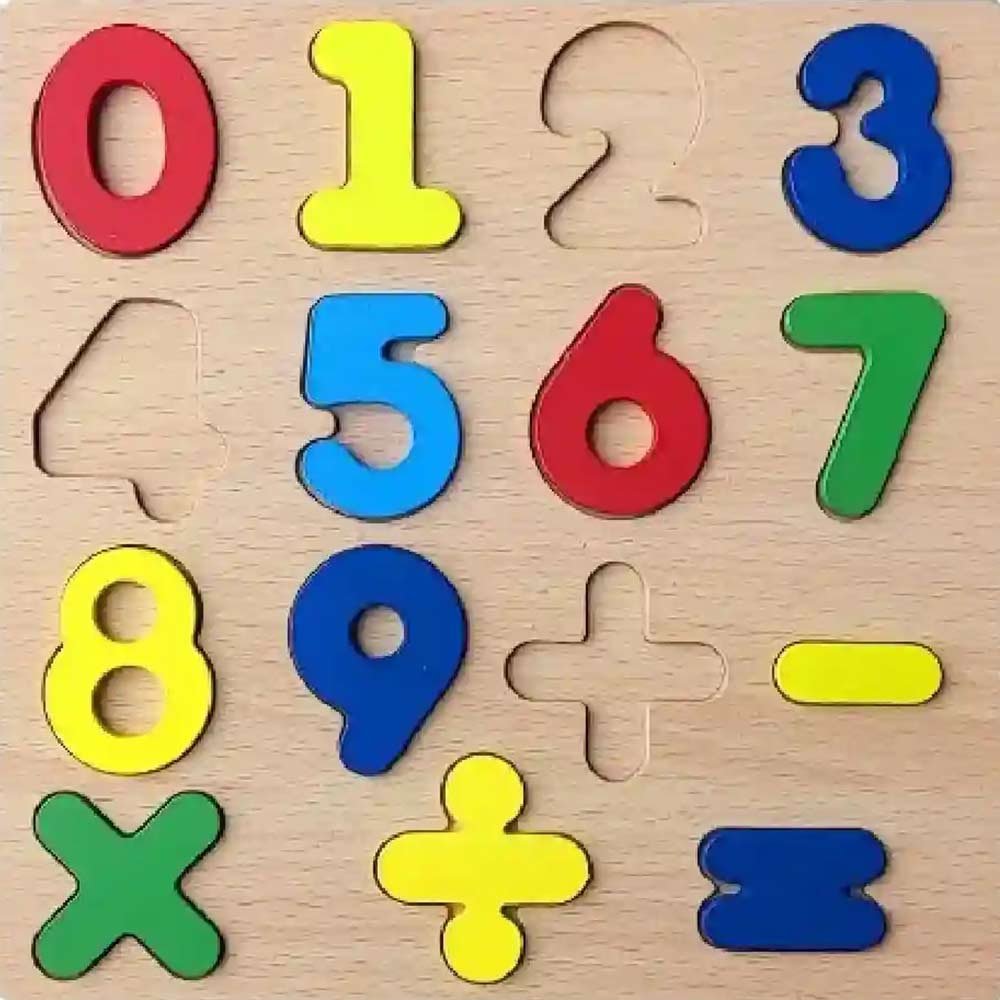 Wooden Educational Kids Puzzle Board