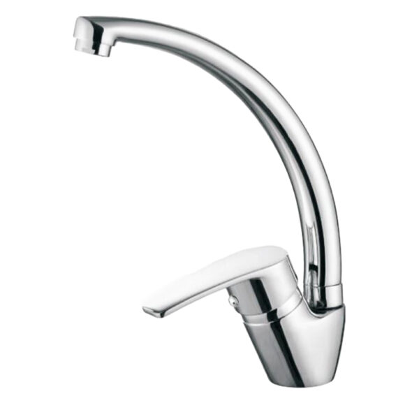 Brass Basin Mixer - 02 (Chrome)