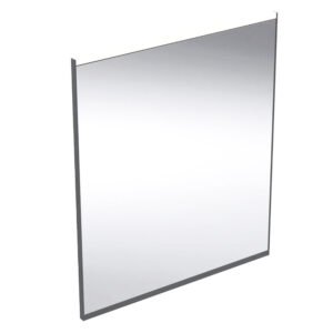 Geberit Option Plus Square Mirror with Direct and Indirect Light - Matt Black (60x70CM)