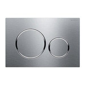 Geberit Sigma20 Actuator Plate for Dual Flush - Brushed Stainless Steel
