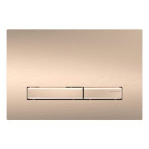 Geberit Sigma50 Actuator Plate for Dual Flush Plate - Brushed Red Gold (CH 115.670.QB.2)