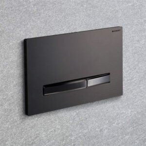 Geberit Sigma50 Actuator Plate for Dual Flush Plate - Brushed Black Chrome (CH 115.671.QD.2)