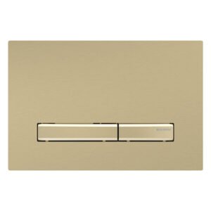 Geberit Sigma50 Actuator Plate for Dual Flush Plate - Brushed Brass (CH 115.672.QF.2)