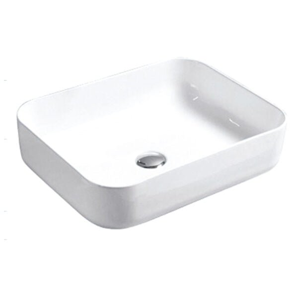 Art Counter Top Wash Basin 500x400x135mm - White (6106)