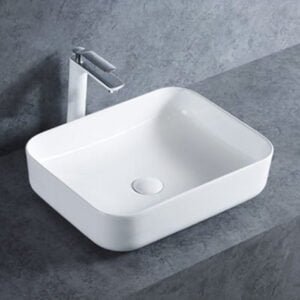Art Counter Top Wash Basin 500x400x135mm - White (6106)