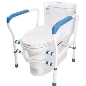 Toilet Commode Chair With Safety Frame