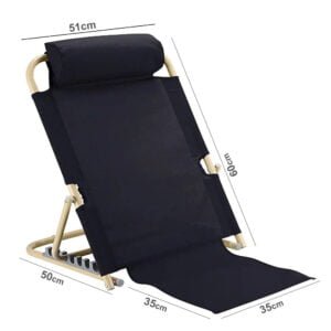 Adjustable Bed Backrest With Head Pillow