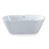 Acrylic Free Standing Bathtub 1500x750x580MM - White (6100)