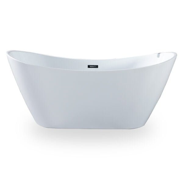 Acrylic Free Standing Soaking Bathtub 1700x750x780MM - Glossy White (6101)