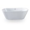 Acrylic Free Standing Bathtub 1700x800x600MM - White (6100)