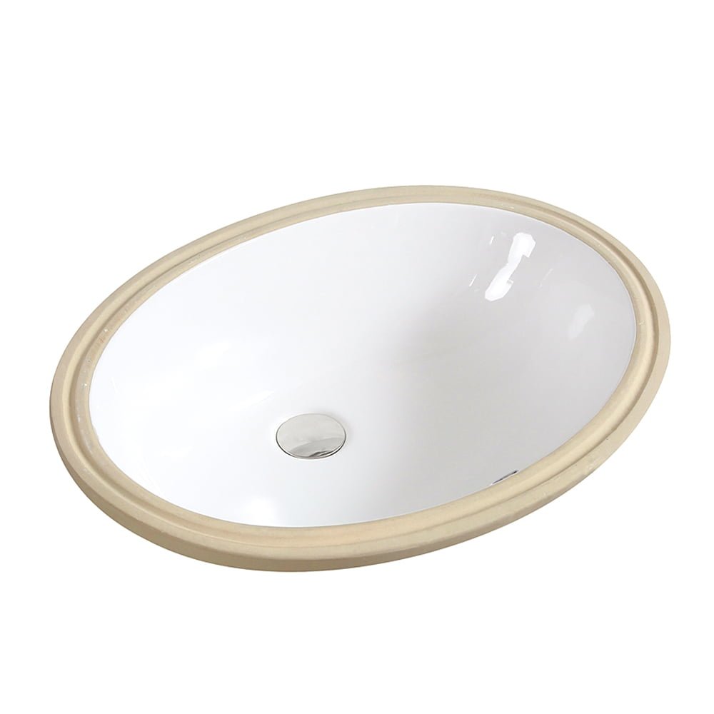 Below Counter Wash Basin 550x400x200mm - White (RS1707D)
