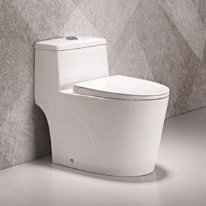 Bathx Single Piece S-Trap Toilet 730x415x650MM - White (5939)