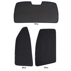 Camry 8th Magnetic Car Sun Shade Set - 5 Pieces