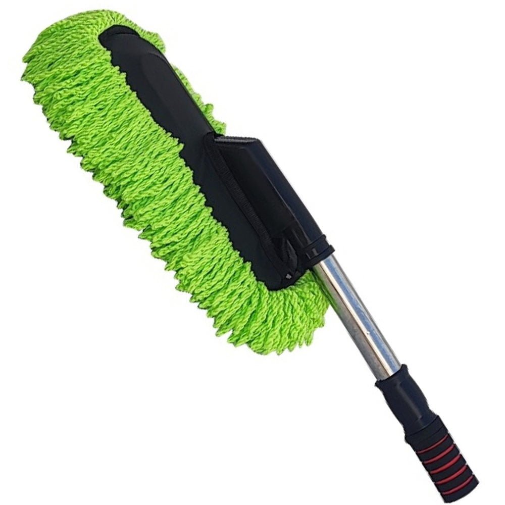 Car Cleaning Dust Mop with Extended Steel Handle