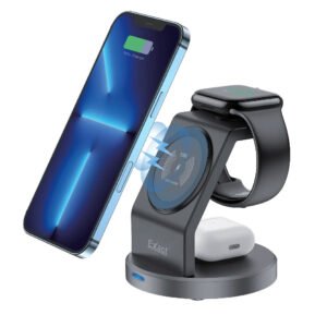 Triple Magnetic Induction Charging Dock