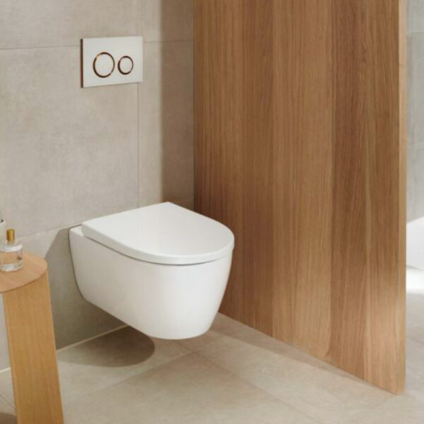 Geberit Icon Wall-Hung WC Washdown Shrouded Rimfree - White (501.661.00.1)