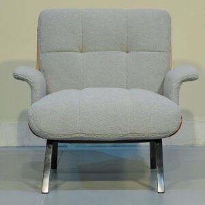 Nordic Upholstered Single Sofa Chair with Arm Rest - CH-03