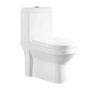 One Piece S-Trap Toilet 250mm - White (5598-ET214)