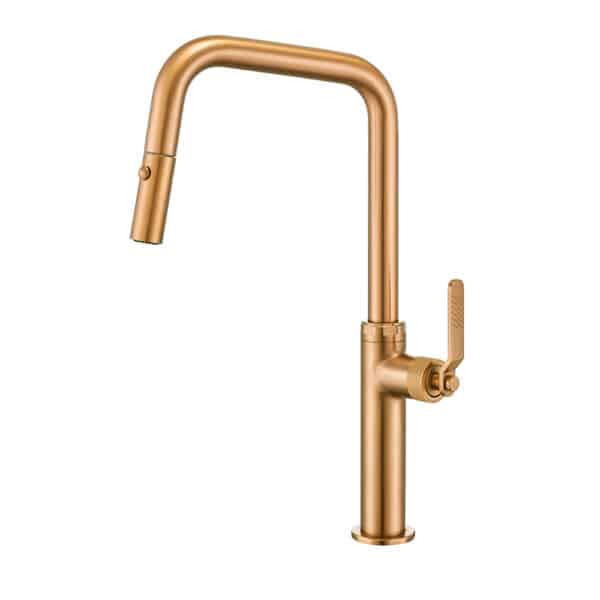 Pull-Down Kitchen Mixer - Brushed Rose Gold (NH1639RG)