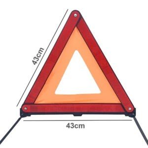 Reflective Triangular Roadside Vehicle Caution Sign