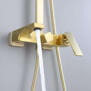 Brass Body Shower Set Brushed Gold - (SP23911G)