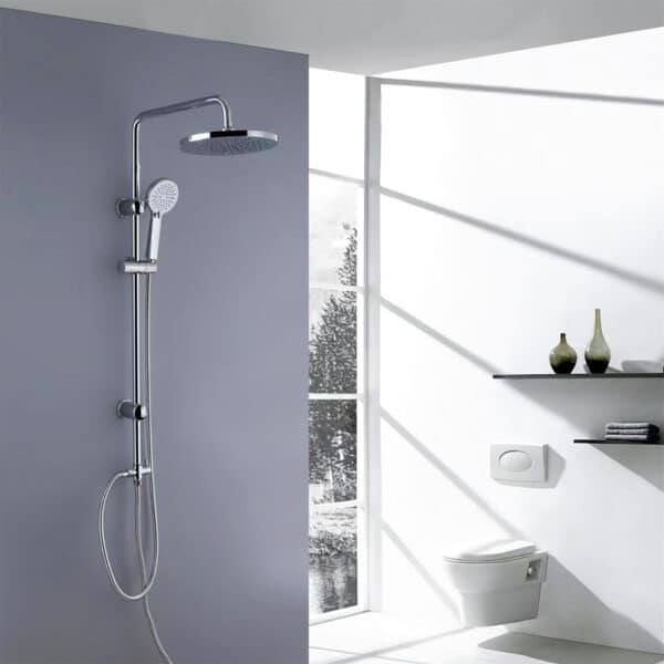 Shower Set with Round Hand Shower - Chrome (SP23830)