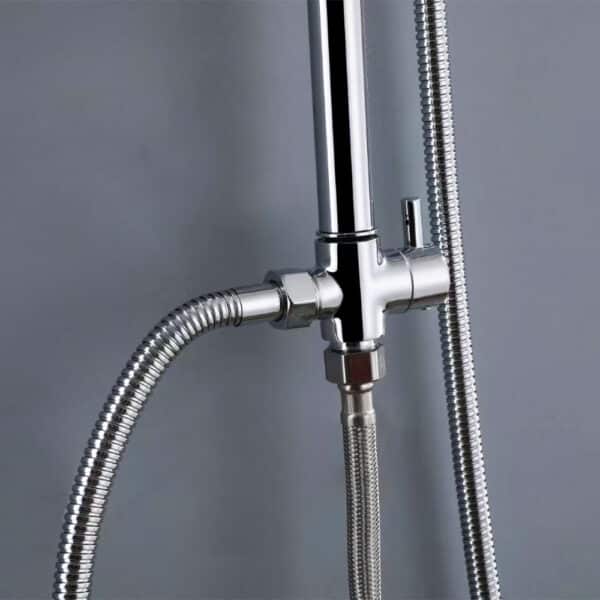 Shower Set with Round Hand Shower - Chrome (SP23830)