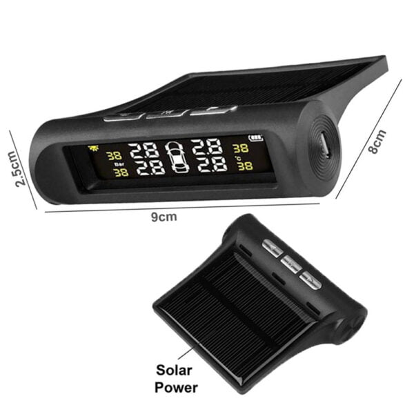 Solar & USB Tire Pressure Monitoring System