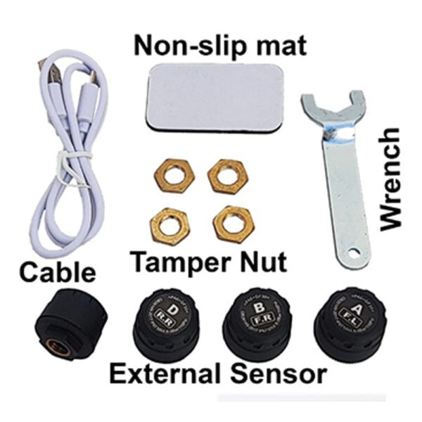 Solar & USB Tire Pressure Monitoring System