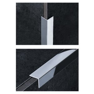 Tile Trim Stainless Steel Brushed Black - (SAP002-4B-15W)