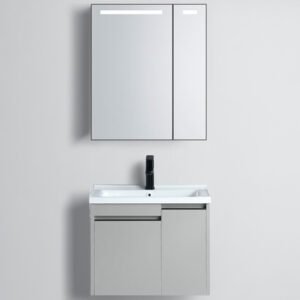 Vanity Bathroom Cabinet with LED Light 800x470x480MM - Grey ( SS-6298-80)