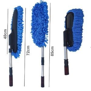 Vehicle Cleaning Dust Mop with Extended Steel Handle
