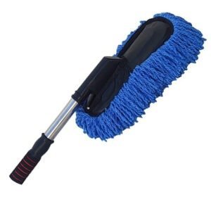Vehicle Cleaning Dust Mop with Extended Steel Handle