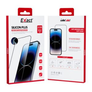 Silicone Bumper with High Edge Glass Protection for iPhone 15 Series