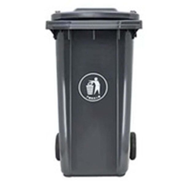 Outdoor Trash Can with Wheels and Cover