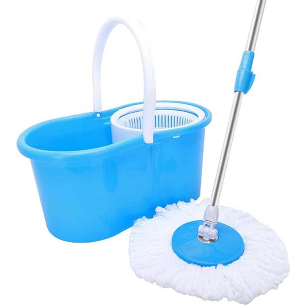 Spinning Mop Bundle with Easy wring Bucket and Additional Refill
